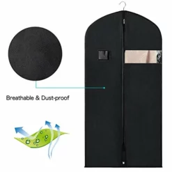 Zilink Garment Bags Suit Bags For Storage And Travel 54 Inches Breathable Dust-Proof Dress Protector Bag With Clear Window For Suit, Dresses, Winter Coat, Pack Of 3 -TRAVELPRO Sales 41Lu6ujxLlL