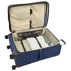 London Fog Brentwood II 4 Piece Set (with Under The Seat Bag), Blue Window Pane -TRAVELPRO Sales 41M9B3 TxL