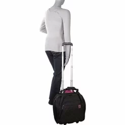 Delsey Paris Delsey Quilted Rolling Underseat Bag For Carry-On Fits Overhead & Under Airline Seat - (Black) -TRAVELPRO Sales 41MAk1F1KeL 3ad657cf 51d3 4838 9556 c85db39c1683
