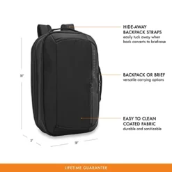 Briggs & Riley ZDX Convertible Backpack Duffel Carry-on, Black, Medium -TRAVELPRO Sales 41MKIhBvADL