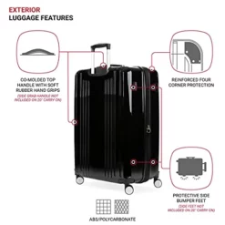 SwissGear Checked-Large 27-Inch, Black -TRAVELPRO Sales 41MMJ4MWOhS