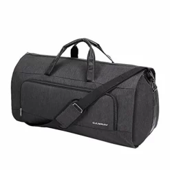 Carry On Garment Bag, 60L Large Travel Duffel Bag With Shoes Compartment Convertible Suit Travel Bag Weekender Bag For Men Women
