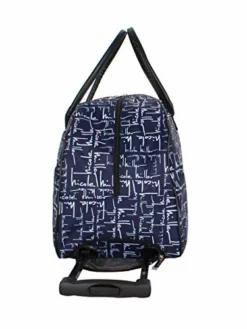Nicole Miller Wheeled Duffel Carry On Bag (14in, Signature Navy) -TRAVELPRO Sales 41NM1YDmY L