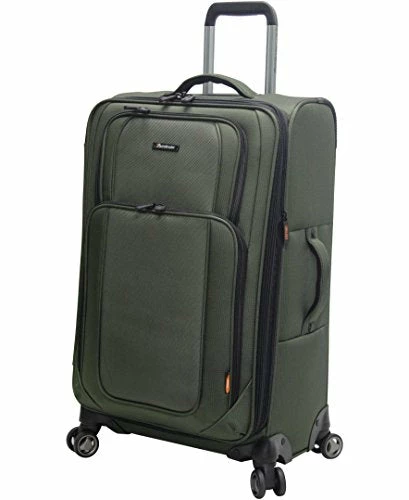Pathfinder Presidential Designer Luggage Collection - Expandable 29 Inch Softside Bag - Durable Large Lightweight Checked Suitcase With 8-Rolling Spinner Wheels (Olive) 1 Pathfinder Presidential Designer Luggage Collection - Expandable 29 Inch Softside Bag - Durable Large Lightweight Checked Suitcase With 8-Rolling Spinner Wheels (Olive)