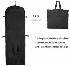 Magictodoor 60" Garment Bag Tri-Fold Gown Length W/Hanging Hook Large Pocket Destination Bag -TRAVELPRO Sales 41OG8mkO8BL 54a38749 2786 47fd b3aa 5b8dae652fc6