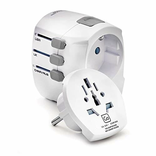 Briggs & Riley Worldwide Adaptor + USB, White 1 Briggs & Riley Worldwide Adaptor + USB, White