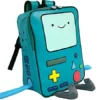 Adventure Time BackpackS Finn And Jake Skybird Beemo BMO BackpackS Water Resistant Cartoon Robot Backpacks For Women Men College School Student Laptop Green PU Backpacks