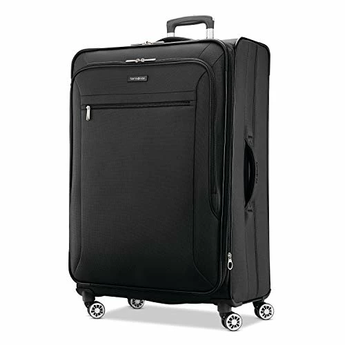 Samsonite Ascella X Softside Expandable Luggage With Spinner Wheels, Black, Checked-Large 29-Inch 1 Samsonite Ascella X Softside Expandable Luggage With Spinner Wheels, Black, Checked-Large 29-Inch