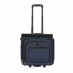 Travelers Club Luggage 16" Top Expandable Rolling Underseater W/USB Port, Blue Suitcase, Carry-On, Navy -TRAVELPRO Sales 41PYbLfAt L