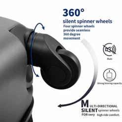 Sandinrayli 3 Pcs Luggage Set, Lightweight & Durable Travel Suitcase With Spinner Wheels, 20” 24” 28” Hardside Spinner Set -TRAVELPRO Sales 41PciskI7LL