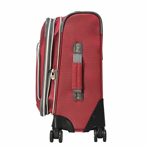 Olympia Luggage Tuscany 25 Inch Expandable Vertical Rolling Luggage Case,Red,One Size 3 Olympia Luggage Tuscany 25 Inch Expandable Vertical Rolling Luggage Case,Red,One Size - Image 3