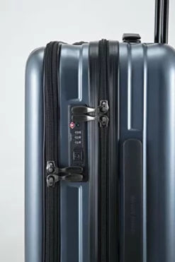 New Storm Carry-on Luggage - TSA Combination Lock - Spinner Goodyear Wheels – Carry-on Front Laptop Compartment - YKK Zipper - Integrated USB Charging Hub - Blue -TRAVELPRO Sales 41QseYf1NAL