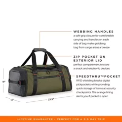 Briggs & Riley Duffle Bag, Hunter, Us:one Size -TRAVELPRO Sales 41RCMCPx4GL
