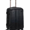 Rockland London Hardside Spinner Wheel Luggage, Black, Carry-On 20-Inch