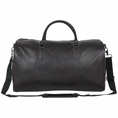 Kenneth Cole Reaction Port Stanley 20" Pebbled Vegan Leather Carry-On Duffel/Travel Duffle Bag, Brown, Dome 7 Kenneth Cole Reaction Port Stanley 20" Pebbled Vegan Leather Carry-On Duffel/Travel Duffle Bag, Brown, Dome - Image 7