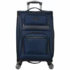 Kenneth Cole Reaction Rugged Roamer Luggage Collection Lightweight Softside Expandable 8-Wheel Spinner Travel Suitcase Bag, Navy, 20-inch Carry-On