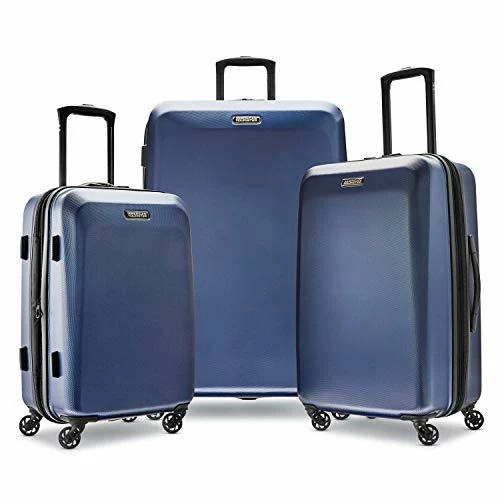 American Tourister Moonlight Hardside Expandable Luggage With Spinner Wheels, Navy, Carry-On 21-Inch 2 American Tourister Moonlight Hardside Expandable Luggage With Spinner Wheels, Navy, Carry-On 21-Inch - Image 2