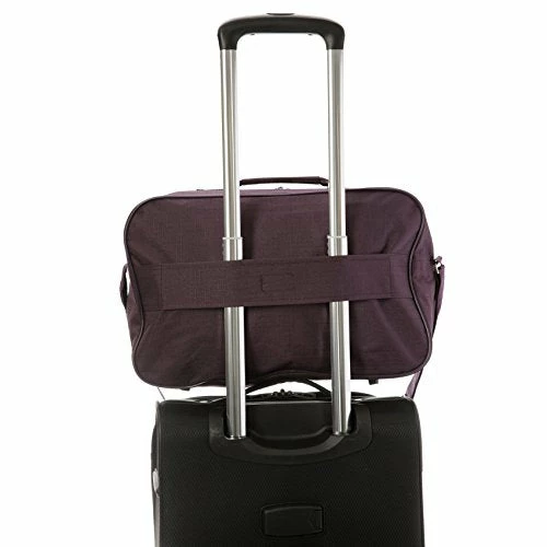 16 Inch Carry On Hand Luggage Flight Duffle Bag, 2nd Bag Or Underseat, 19L (Plum) 3 16 Inch Carry On Hand Luggage Flight Duffle Bag, 2nd Bag Or Underseat, 19L (Plum) - Image 3