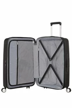 American Tourister [amerikantu-risuta-] Sound Box Saundobokkusu Suitcase Spinner 77 cm Free Reloaned Fiduciary Size Ekisupandaburu Function Guaranteed 97.0l 77 cm 4.2kg G 01003  - Black - -TRAVELPRO Sales 41UAFK VzgL
