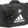 Adidas Defender III Medium Duffel Bag, Black/White