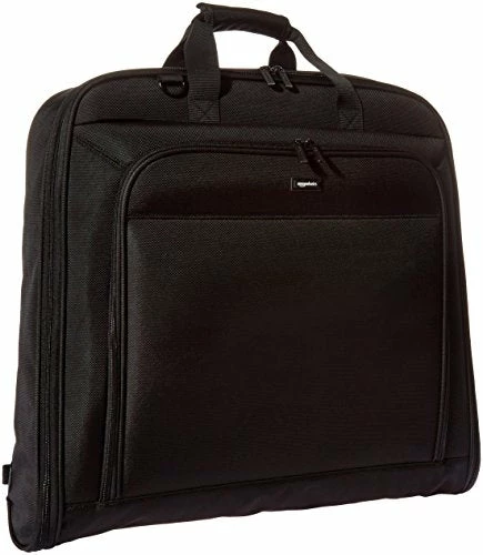 AmazonBasics Premium Travel Hanging Luggage Suit Garment Bag - 40 Inch, Black 1 AmazonBasics Premium Travel Hanging Luggage Suit Garment Bag - 40 Inch, Black