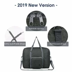 For Spirit Airlines Foldable Travel Duffel Bag Tote Carry On Luggage Sport Gym Duffle For Men And Women (Dark Grey) -TRAVELPRO Sales 41VhhFrYd6L