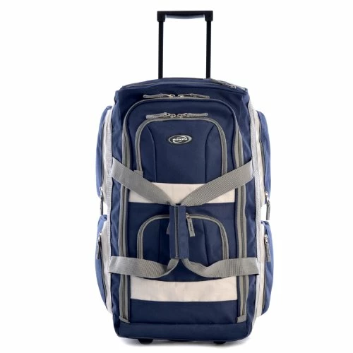 Olympia Luggage 29" 8 Pocket Rolling Duffel Bag, Navy, One Size 5 Olympia Luggage 29" 8 Pocket Rolling Duffel Bag, Navy, One Size - Image 5