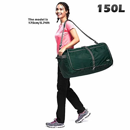 Gonex 150L Travel Duffel Bag Foldable Extra Large Duffle Bag XL Heavy Duty For Men Women For Luggage Shopping Blackish Green 3 Gonex 150L Travel Duffel Bag Foldable Extra Large Duffle Bag XL Heavy Duty For Men Women For Luggage Shopping Blackish Green - Image 3