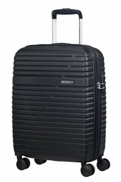 American Tourister Aero Racer Spinner 55-2,5 Kg Hand Luggage, Cm, 37 Liters, Black (Jet Black)
