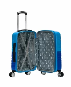 Rockland Melbourne Hardside Expandable Spinner Wheel Luggage, Two Tone Blue, Carry-On 20-Inch -TRAVELPRO Sales 41YZyI4q2PL