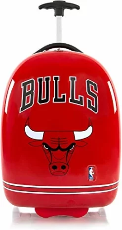 Heys America National Basketball Association Officially Licensed Wheeled Luggage (Chicago Bulls, 18-Inch)