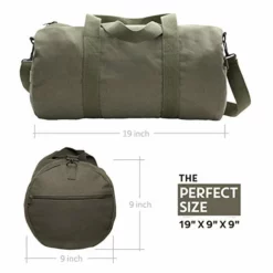 Semper Fi Skull Corp Sport Heavyweight Canvas Duffel Bag (Medium (19" X 9" X 9"), Olive & Black) -TRAVELPRO Sales 41YsHfx9yNL 99d83611 d3d9 44ea 82fc d0168209bcef