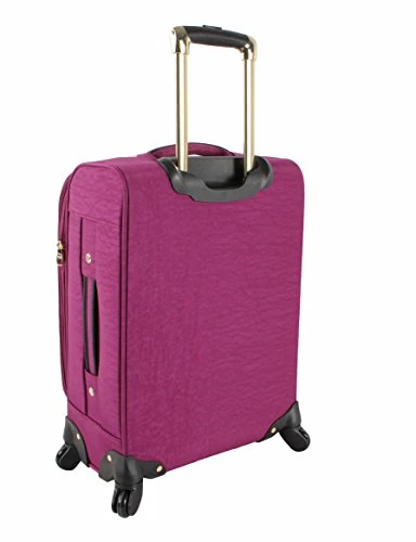 Steve Madden Designer Luggage Collection - Lightweight Softside Expandable Suitcase For Men & Women - Durable 20 Inch Carry On Bag With 4-Rolling Spinner Wheels (Peek-A-Boo Purple) 6 Steve Madden Designer Luggage Collection - Lightweight Softside Expandable Suitcase For Men & Women - Durable 20 Inch Carry On Bag With 4-Rolling Spinner Wheels (Peek-A-Boo Purple) - Image 6