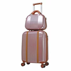 World Traveler Classique Hardside 2-PC Carry-On Spinner Luggage Set, Rose Gold, One Size -TRAVELPRO Sales 41Z2Uv c3AL