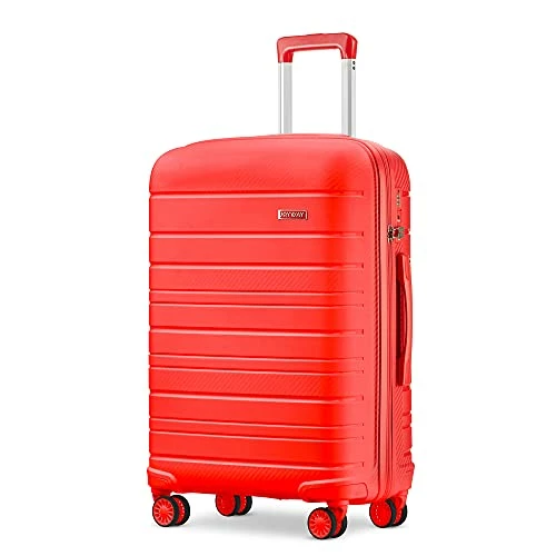 JOYWAY 3 Pcs Luggage Set Hardside Lightweight Spinner Suitcase With TSA Lock… (red) 6 JOYWAY 3 Pcs Luggage Set Hardside Lightweight Spinner Suitcase With TSA Lock… (red) - Image 6