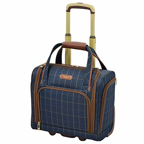 LONDON FOG Brentwood, Navy Window Pane, 15-Inch 1 LONDON FOG Brentwood, Navy Window Pane, 15-Inch