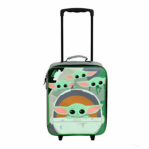 Bioworld Star Wars The Child Grogu The Mandalorian Kids' Rolling Luggage 1 Bioworld Star Wars The Child Grogu The Mandalorian Kids' Rolling Luggage