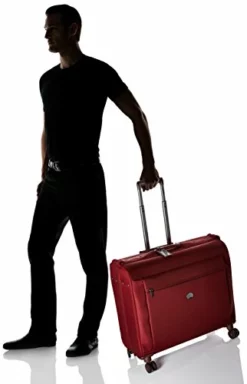 DELSEY Paris Delsey Luggage Montmartre Spinner Garment Bag Suit Or Dress Bordeaux Red -TRAVELPRO Sales 41ZexebF 2BNL