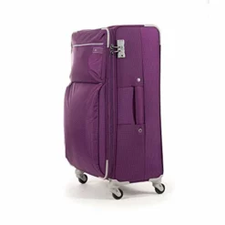 Cloe Checked Large 28 Inch Water-Resistant Luggage With 360º-spinner Wheels In Purple Color -TRAVELPRO Sales 41Zv1GIauvL