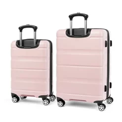 Travelpro Runway 2 Piece Luggage Set, Carry-on & Convertible Medium To Large 28-Inch Check-in Hardside Expandable Luggage, 8 Spinner Wheels, TSA Lock, Hardshell Suitcase, Powder Pink -TRAVELPRO Sales 41 HNdZuE L