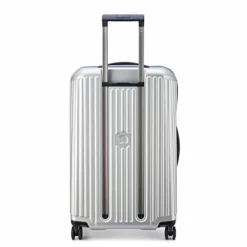 DELSEY Paris Securitime Expandable Luggage With Spinner Wheels, Silver, Checked-Medium 25 Inch -TRAVELPRO Sales 41 hQiago5L
