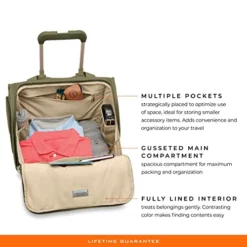 Briggs & Riley 2-Wheel Cabin Bag, Olive -TRAVELPRO Sales 41 qK Wk CL