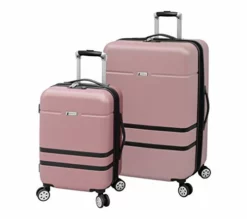 London Fog Southbury II Hardside Spinner Luggage, Blush, 2-Piece Set (20/29)