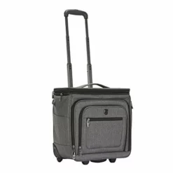 Travelers Club Luggage 16" Top Expandable Rolling Underseater W/USB Port, Dark Gray Suitcase, -TRAVELPRO Sales 41aOVaakN2L