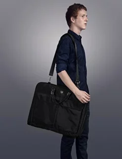 Bagsmart Garment Bag For Suits And Wedding Dresses With Shoulder Strap And Hanger, Black -TRAVELPRO Sales 41afLL5LubL