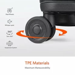 NINETYGO Carry On Luggage With Spinner Wheels, 22x14x9 Luggage, 100% PC Lightweight Hardside Suitcase With TSA Lock (20-inch Black) 12 NINETYGO Carry On Luggage With Spinner Wheels, 22x14x9 Luggage, 100% PC Lightweight Hardside Suitcase With TSA Lock (20-inch Black) -TRAVELPRO Sales 41agC82zlLL