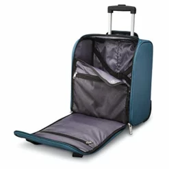 Samsonite Advena Underseat Carry On Luggage With Wheels, Teal 6 Samsonite Advena Underseat Carry On Luggage With Wheels, Teal -TRAVELPRO Sales 41axZOQsSEL