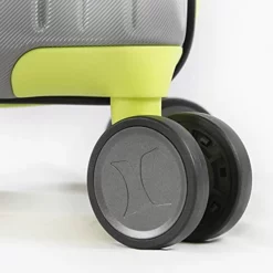 Hurley Suki Hardside Spinner Check In Luggage 29", Light Grey/Neon -TRAVELPRO Sales 41ayJ0KeMAS