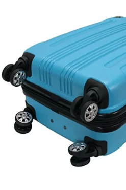 Rockland London Hardside Spinner Wheel Luggage, Turquoise, Carry-On 20-Inch -TRAVELPRO Sales 41b4OI8cr3L