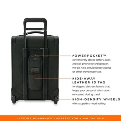 Briggs & Riley Global 2-Wheel Carry-On Duffle, Black -TRAVELPRO Sales 41bA7XaOwLL